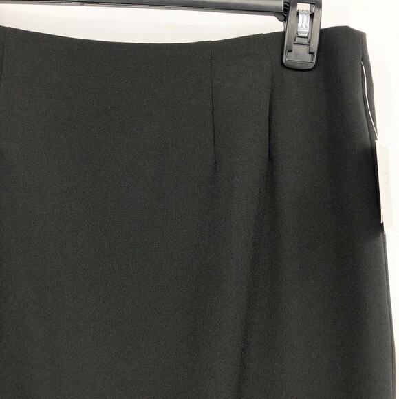 KASPER Women's Classic Pencil Skirt Size 4 Black Crepe Stretch Lined NWT - Picture 6 of 15